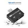 ASHATA Mini Hub USB2.0 Male to 2-Port USB Twin Charger Splitter Adapter Converter Kit for Mobile Phone/Laptop (Black) view 4