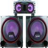 Gemini Sound GSYS-4000 Bluetooth LED Party Light Stereo System and Home Theater Audio Stereo System with 4000W Watts Shelf Speakers, Dual 12" Woofers, Media Player, FM Radio, USB/SD Playback view 1
