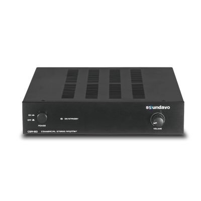 Soundavo CSA-60 Stereo Amplifier for Home Audio, Residential and Commercial Installation 180W bridgeable