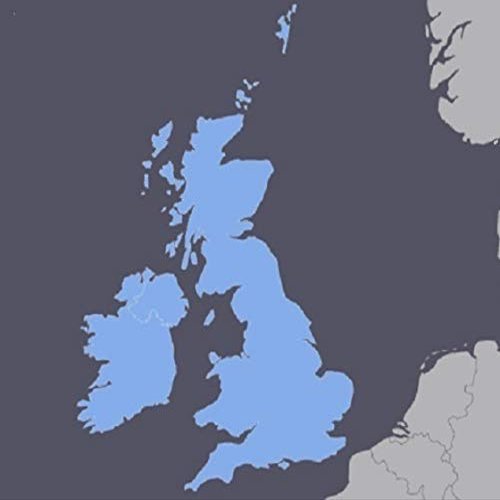 United Kingdom UK & Ireland GPS Map for Garmin Devices