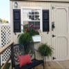 Atlantic Premium Shutters 83213000 Pintel on Plate: 3 1/2" Offset (Per Pair) Shutter Hardware Pintel on Plate: 3 1/2" Offset (Per Pair) view 2