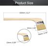 Utoolmart 2.75" Paint Brushes Reusable Wooden Grip Metal Ferrule 12 inch Length Natural Boar Bristle view 2