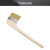 Utoolmart 2.75" Paint Brushes Reusable Wooden Grip Metal Ferrule 12 inch Length Natural Boar Bristle view 3
