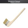 Utoolmart 2.75" Paint Brushes Reusable Wooden Grip Metal Ferrule 12 inch Length Natural Boar Bristle view 4
