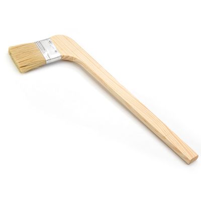 Utoolmart 1.96" Paint Brushes Reusable Wooden Grip Metal Ferrule 12 inch Length Natural Boar Bristle