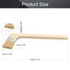 Utoolmart 1.96" Paint Brushes Reusable Wooden Grip Metal Ferrule 12 inch Length Natural Boar Bristle view 2
