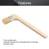 Utoolmart 1.96" Paint Brushes Reusable Wooden Grip Metal Ferrule 12 inch Length Natural Boar Bristle view 3