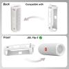 LTGEM Silicone Carrying Travel Case Compatible with JBL FLIP 5 Waterproof Portable Speaker with Extra Carabiner - White view 2