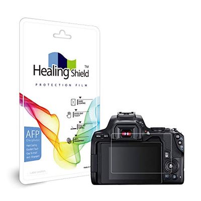 Healingshield Screen Protector Oleophobic AFP Clear Film Compatible with Canon EOS-200D 2 [2pc]