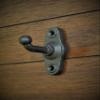 Coat Hanger, Classic Wall Hook, Handpainted Oil Rubbed Bronze or Pick Color, Bathroom Towel Hanger view 3