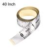 uxcell Self-Adhesive Measuring Tape with Fractions 40 Inches Workbench Ruler, Left to Right Sticky Measure Tape for Woodworking, Saw, Drafting Table view 2