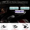 MAXTO Motorcycle Bluetooth Headset, M2 Group Motorbike Helmet Communication Systems 6-Way BT5.0 Waterproof Intercom 1000M Range with FM Radio,Siri,Voice dial for Ski/ATV/Full/Half Face(2 in 1 Mic) view 3