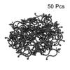 uxcell Twist Lock Cable Wire Ties Nylon U Shape Save Place 15mm Dia Black 50pcs view 2