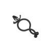 uxcell Twist Lock Cable Wire Ties Nylon U Shape Save Place 15mm Dia Black 50pcs view 3