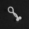 uxcell Twist Lock Cable Wire Ties Nylon U Shape Save Place 7.3mm Dia White 100pcs view 3