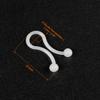 uxcell Twist Lock Cable Wire Ties Nylon U Shape Save Place 7.3mm Dia White 100pcs view 4