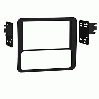 Carxtc Double Din Install Car Stereo Dash Kit for a Aftermarket Radio Fits 1998-2001 Chevy S-10 Pickup and Jimmy Envoy Trim Bezel is Black