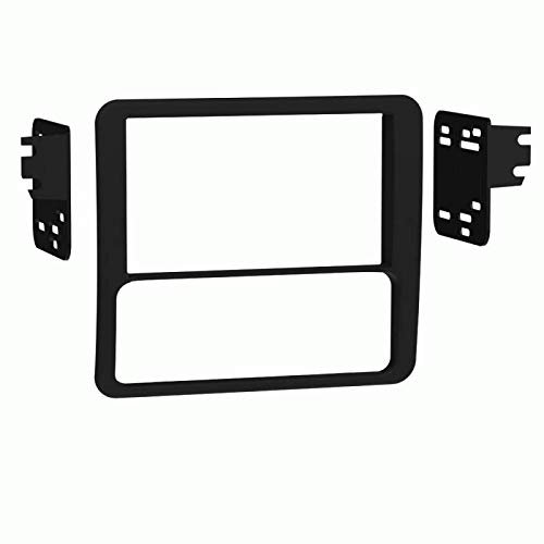 Carxtc Double Din Install Car Stereo Dash Kit for a Aftermarket Radio Fits 1998-2001 Chevy S-10 Pickup and Jimmy Envoy Trim Bezel is Black