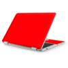 Chromebook 12.5 Laptop Notebook Skins Vinyl Stickers Cover Decals Wrap - Solid Red Color view 1