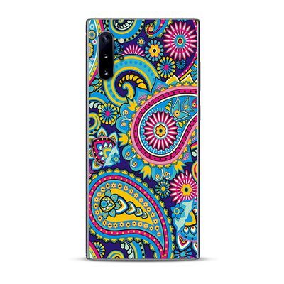 Skins for Samsung Galaxy Note 10 Plus Decals Wrap - Decal Stickers Skins Cover -Colorful Paisley Mix