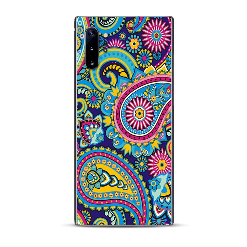 Skins for Samsung Galaxy Note 10 Plus Decals Wrap - Decal Stickers Skins Cover -Colorful Paisley Mix