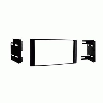 Carxtc Double Din Install Car Stereo Dash Kit for a Aftermarket Radio Fits 2014 Nissan Versa Sl, Sv W/Convienence Package Trim Bezel is Painted Matte Black