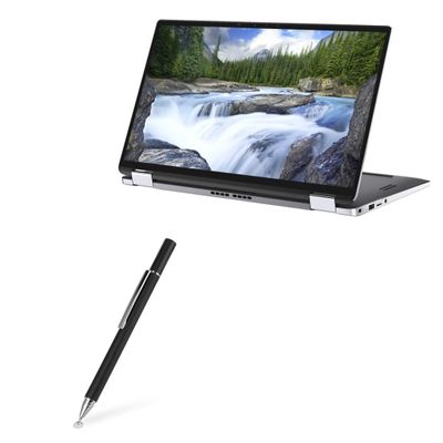 BoxWave Stylus Pen Compatible with Dell Latitude 7400 2-in-1 - FineTouch Capacitive Stylus, Super Precise Stylus Pen - Jet Black