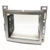 Carxtc Double Din Install Car Stereo Dash Kit for a Aftermarket Radio Fits 2007-2010 Chevy Cobalt and Pontiac G5 Trim Bezel is Painted Silver view 2