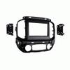 Carxtc Double Din Install Car Stereo Dash Kit for a Aftermarket Radio Fits 2015-2018 Chevy Colorado Trim Bezel is Painted Gunmetal Gray view 1