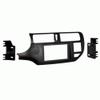 Carxtc Double Din Install Car Stereo Dash Kit for a Aftermarket Radio Fits 2012-2015 Kia Rio, Rio 5 Trim Bezel is Painted Charcoal view 1