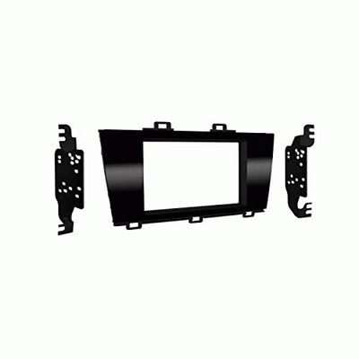 Carxtc Double Din Install Car Stereo Dash Kit for a Aftermarket Radio Fits 2018-2019 Subaru Legacy and Outlook 2.5I Trim Trim Bezel is Painted High Gloss Black
