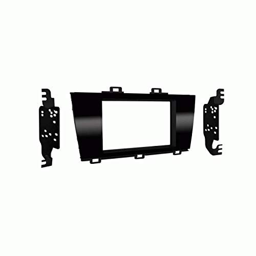 Carxtc Double Din Install Car Stereo Dash Kit for a Aftermarket Radio Fits 2018-2019 Subaru Legacy and Outlook 2.5I Trim Trim Bezel is Painted High Gloss Black