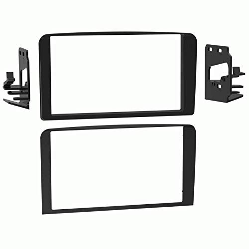 Carxtc Double Din Install Car Stereo Dash Kit for a Aftermarket Radio Fits 2002 Cadillac Escalade, Escalade EXT Trim Bezel is Black