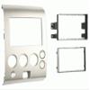 Carxtc Double Din Install Car Stereo Dash Kit for a Aftermarket Radio Fits 2004-2005 Nissan Pathfinder Armada Trim Bezel is Painted Silver view 1