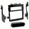 Carxtc Double Din Install Car Stereo Dash Kit for a Aftermarket Radio Fits 2018 Subaru Crosstrek Trim Bezel is Painted High Gloss Black view 1