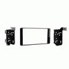 Carxtc Double Din Install Car Stereo Dash Kit for a Aftermarket Radio Fits 2020 Mitsubishi Outlander Se Trim Trim Bezel is Painted High Gloss Black view 1