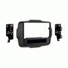 Carxtc Double Din Install Car Stereo Dash Kit for a Aftermarket Radio Fits 2015-2017 Jeep Renegade Trim Bezel is Painted Scratch Resistant Matte Black view 1