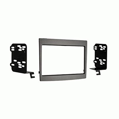 Carxtc Double Din Install Car Stereo Dash Kit for a Aftermarket Radio Fits 2004-2006 Pontiac GTO W/Gray Color Dash Trim Bezel is Painted Gray