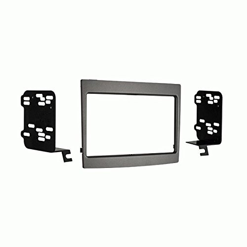 Carxtc Double Din Install Car Stereo Dash Kit for a Aftermarket Radio Fits 2004-2006 Pontiac GTO W/Gray Color Dash Trim Bezel is Painted Gray