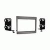 Carxtc Double Din Install Car Stereo Dash Kit for a Aftermarket Radio Fits 2004-2006 Pontiac GTO W/Gray Color Dash Trim Bezel is Painted Gray view 1