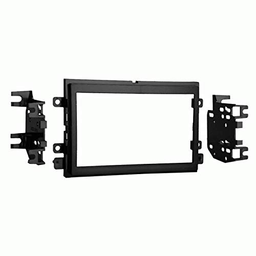 Carxtc Double Din Install Car Stereo Dash Kit for a Aftermarket Radio Fits 2012-2013 Ford Transit Connect Late Build, from 10/11 Trim Bezel is Black