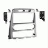 Carxtc Double Din Install Car Stereo Dash Kit for a Aftermarket Radio Fits 2010-2012 Hyundai Genesis Coupe W/Manual Climate Trim Bezel is Painted Silver Non Navigation Replacement view 1