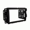 Carxtc Double Din Install Car Stereo Dash Kit for a Aftermarket Radio Fits 2013-2017 Buick Enclave and Chevy Traverse Trim Bezel is Painted Matte Black view 1