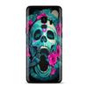 Skins for Samsung Galaxy S9 Skin Decal Vinyl Wrap - Decal Stickers Skins Cover -Skull Dia De Los Muertos Design Bird view 1