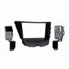 Carxtc Double Din Install Car Stereo Dash Kit for a Aftermarket Radio Fits 2016-2017 Hyundai Veloster Trim Bezel is Painted Matte Black view 1