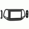Carxtc Double Din Install Car Stereo Dash Kit for a Aftermarket Radio Fits 2017.5-2018 Jeep Compass Sport Trim Trim Bezel is Painted Scratch-Resistant Matte Black view 1