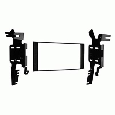 Carxtc Double Din Install Car Stereo Dash Kit for a Aftermarket Radio Fits 2014-2015 Nissan Xterra Trim Bezel is Black Textured Abs