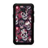 Skins for Samsung Galaxy S7 Active Skin Decal Vinyl Wrap - Decal Stickers Skins Cover -Sugar Skulls Red Black Dia de Los view 1