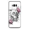 Skins for Samsung Galaxy S8 Skin Decal Vinyl Wrap - Decal Stickers Skins Cover -Roses in Skull view 1