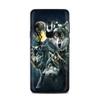 Skins for Samsung Galaxy S9 Plus Skin Decal Vinyl Wrap - Decal Stickers Skins Cover -3 Wolves Moonlight view 1